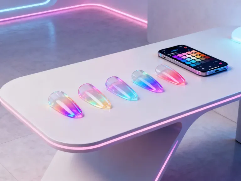 Lire la suite à propos de l’article Faux ongles connectés 2026 : couleur infinie pour moins de 90€